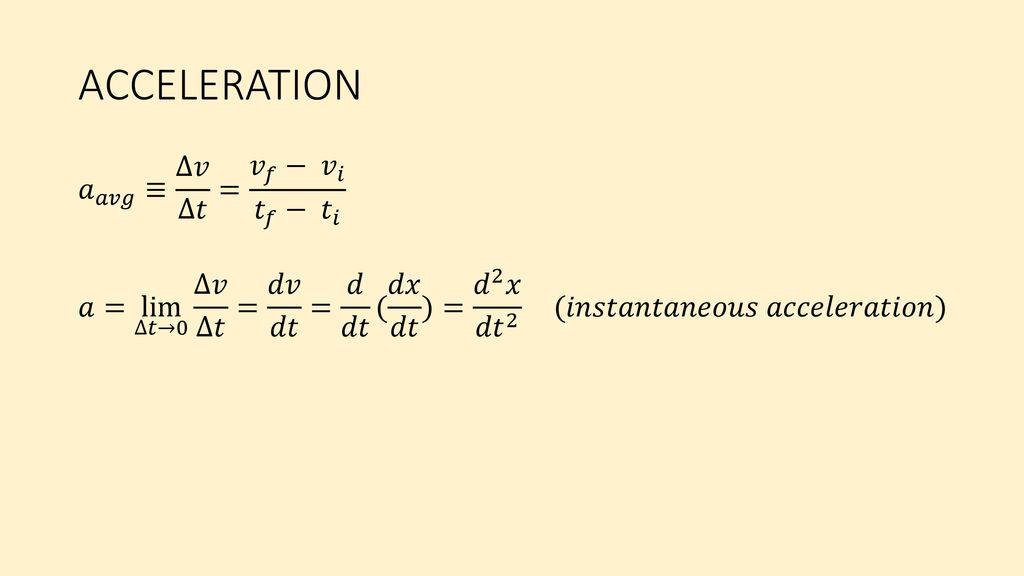 Motion Along A Straight Line Ppt Download