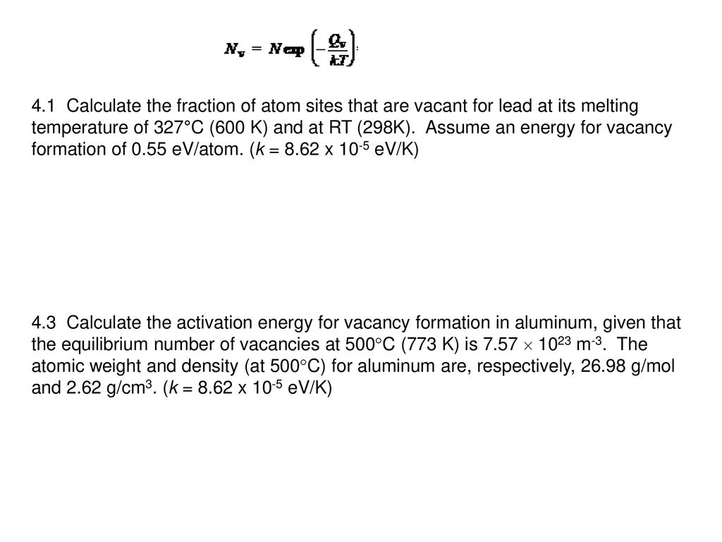 Ch 4 Imperfections In Solids Ppt Download