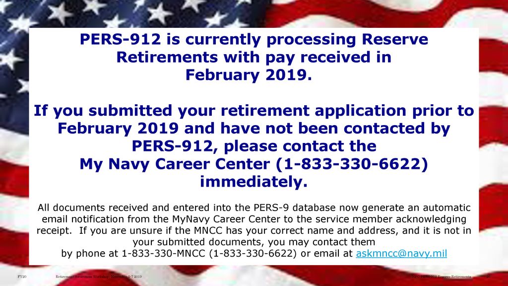 Reserve Retirement Awareness Workshop Nr Npc Pers 9 Millington Tn Ppt Download