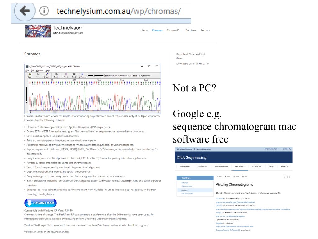 free chromatogram viewer for mac