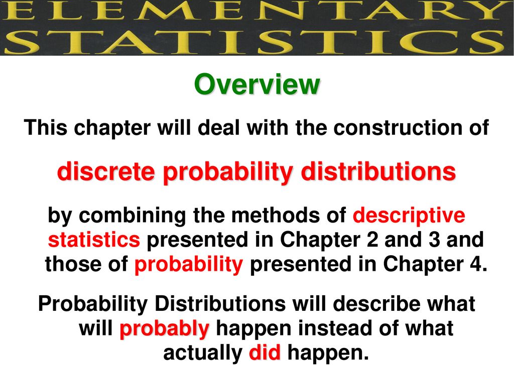 Distributions Basic Overview