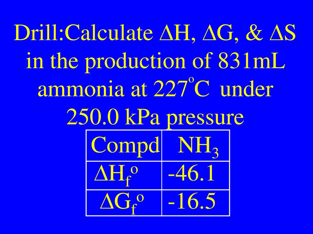 Calculate the volume of gas released at 227oC under ppt download