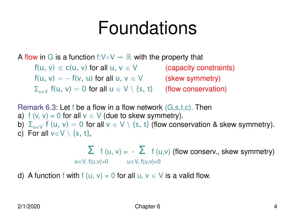 Fundamental Algorithms Chapter 6 Network Flow Ppt Download