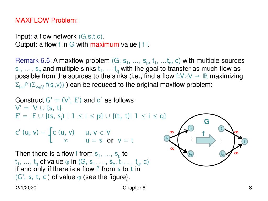 Fundamental Algorithms Chapter 6 Network Flow Ppt Download