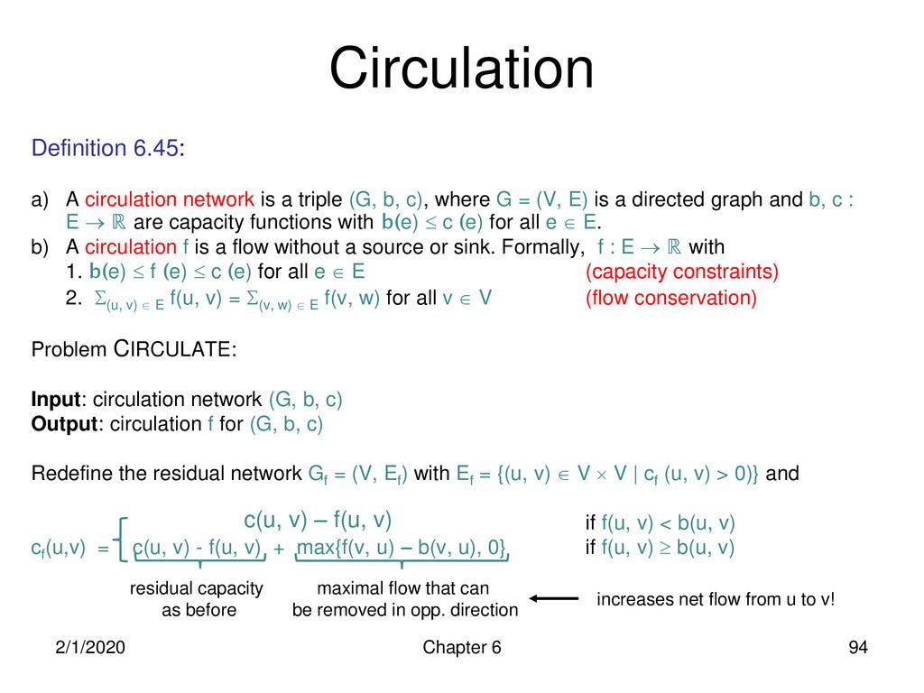 Fundamental Algorithms Chapter 6 Network Flow Ppt Download