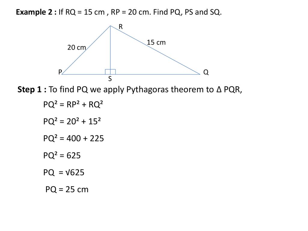 Altitude On Hypotenuse Theorem Ppt Download
