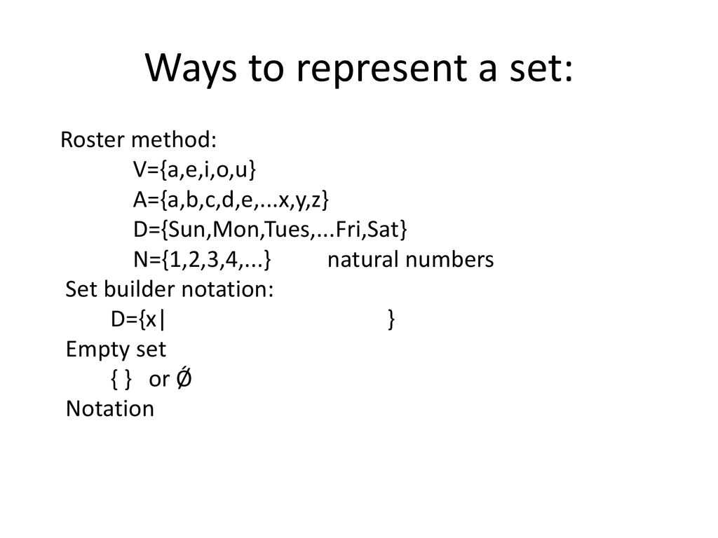 Math 104 Chapter 2 Sets Ppt Download