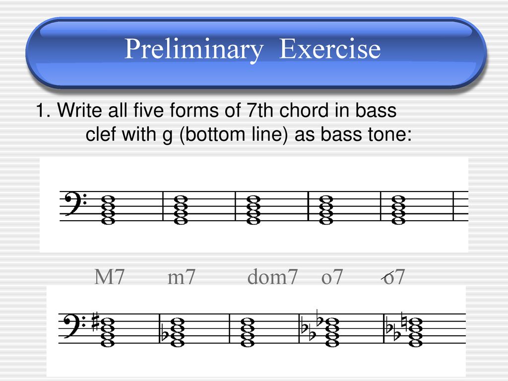 Inversions Of Seventh Chords Ppt Download