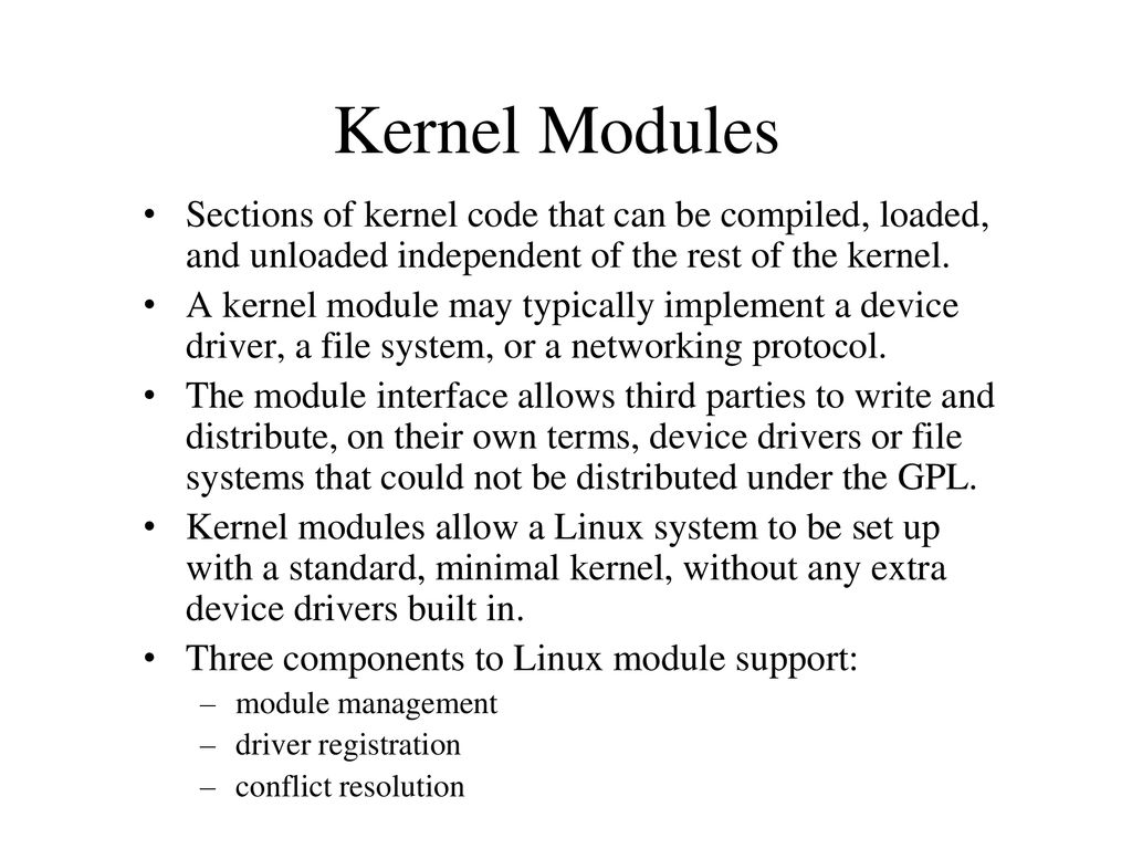 Chapter 20 Case Study: Linux - ppt download