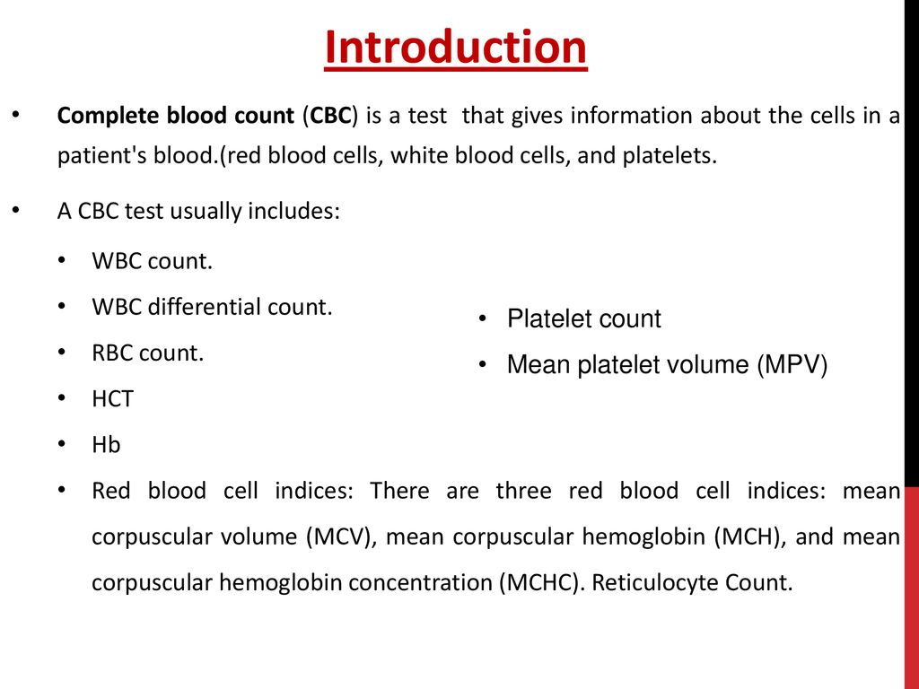 Mpv blood test