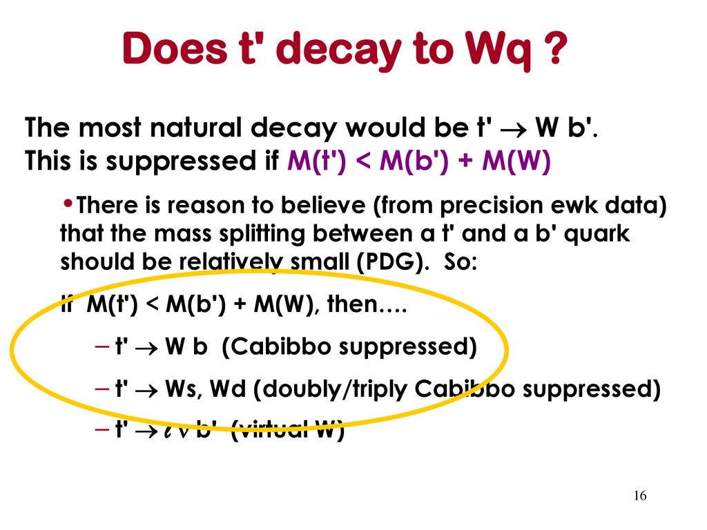 Searches For New Physics In The Cdf Top Sample Ppt Download