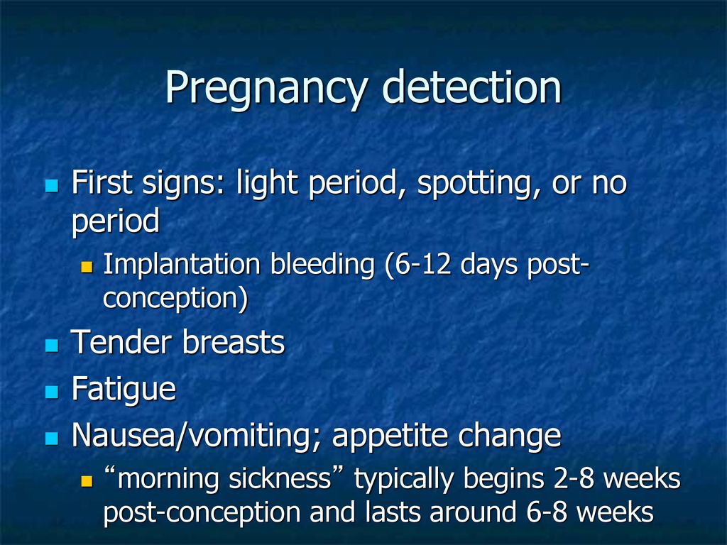 Can last longest is the what implantation bleeding how long