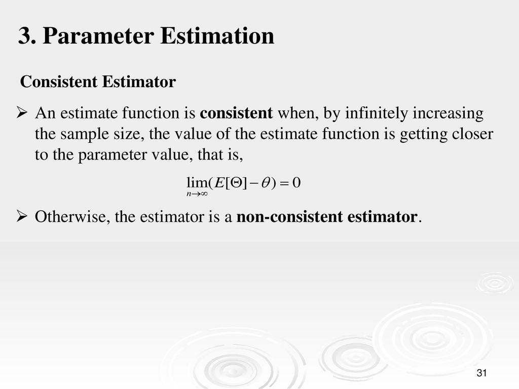 PARAMETER ESTIMATION– HYPOTHESIS TESTING - ppt download