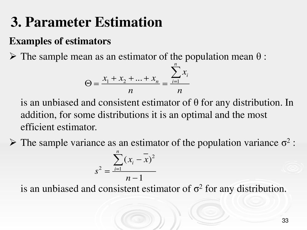 PARAMETER ESTIMATION– HYPOTHESIS TESTING - ppt download