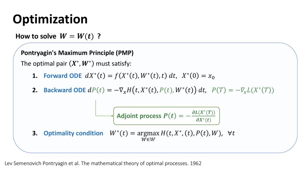 Ordinary Differential Equations And Machine Learning Ppt Download