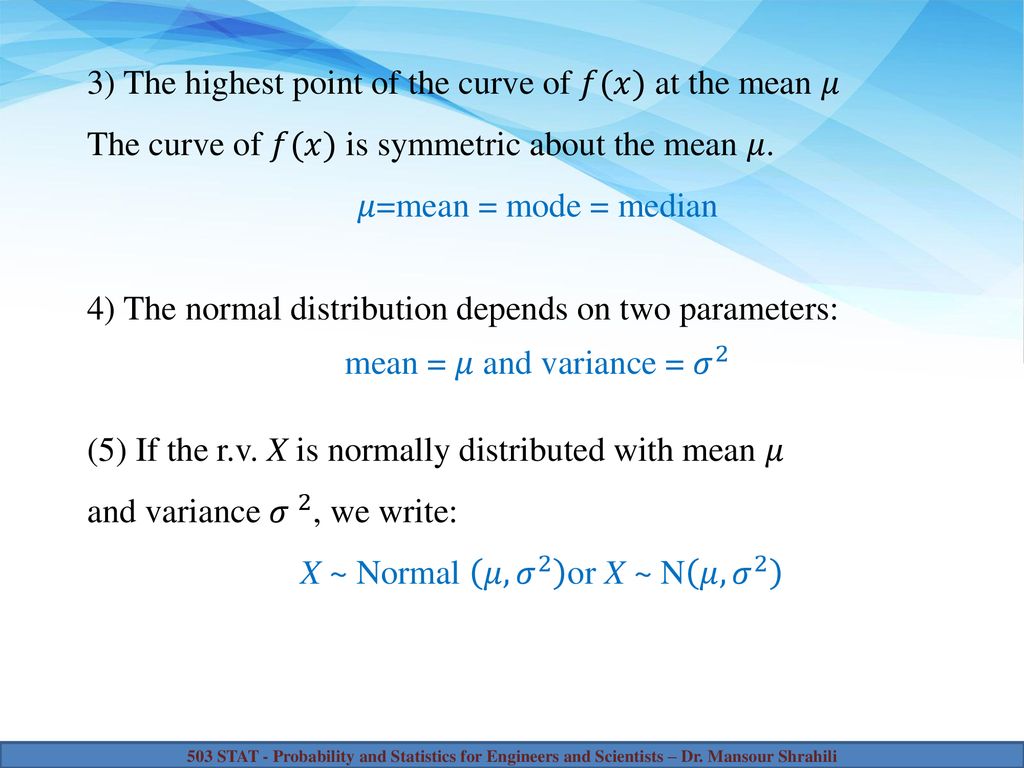 Some Continuous Probability Distributions Ppt Download