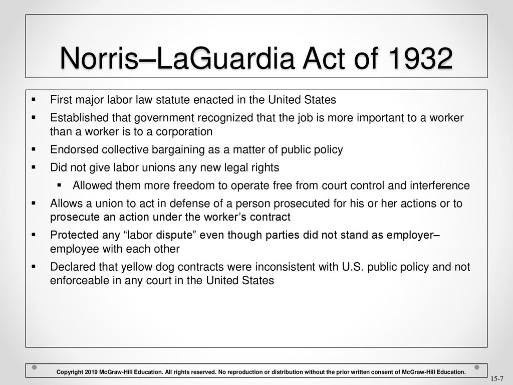 what is a yellow dog contract as described in the norris laguardia act of 1932