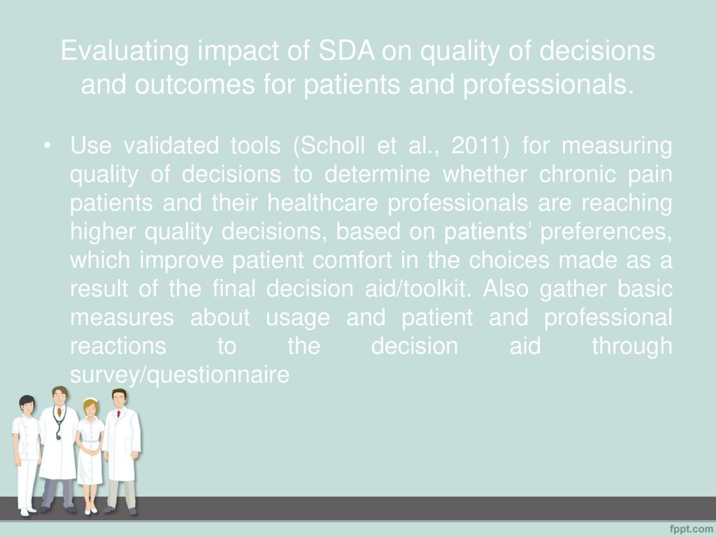 Designing and Validating a Methodology for Shared Decision-making: - ppt  download