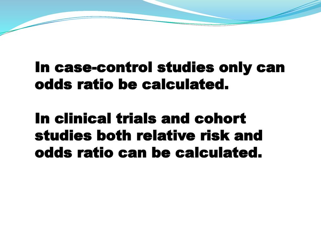 Relative Risk And Odds Ratio R Erol Sezer Ppt Download