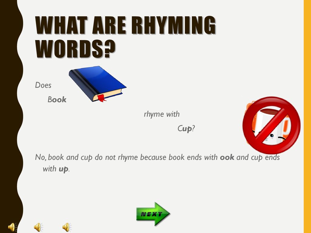 Rhyming Words. - ppt download