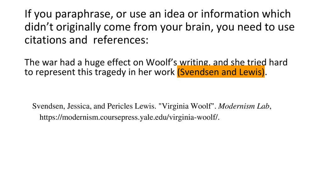 Introduction To Referencing And Citations Ppt Download