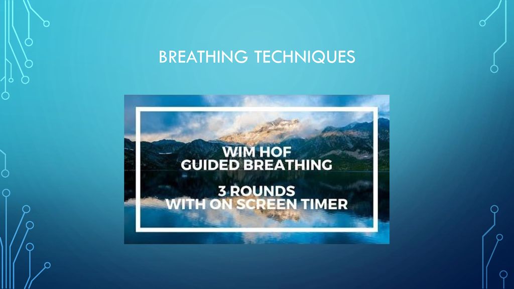 Guided Breathing (3 rounds with onscreen timer) 