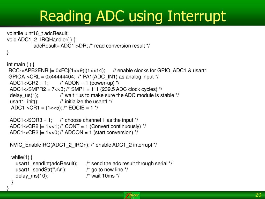 Adc and dac programming ppt download