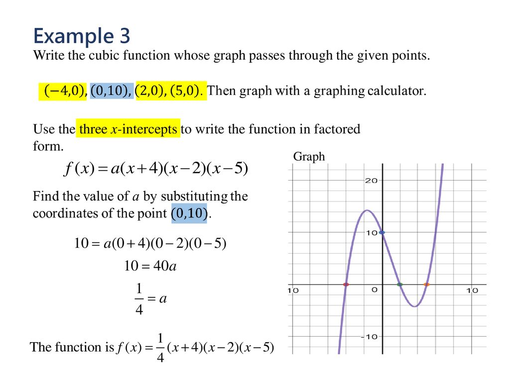 4.9 Modeling with Polynomial Functions - ppt download