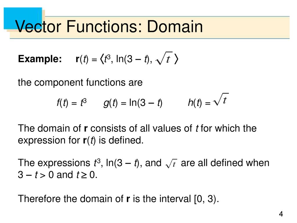 13 Vector Functions Ppt Download