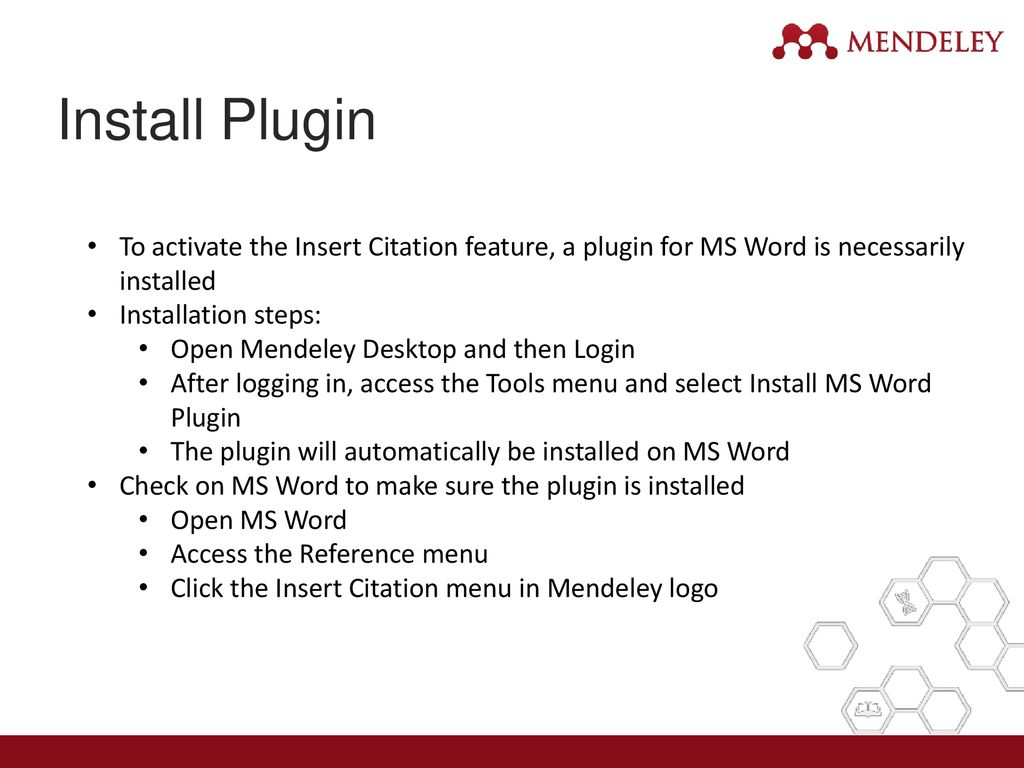 Insert Citation Using Mendeley Desktop Ppt Download