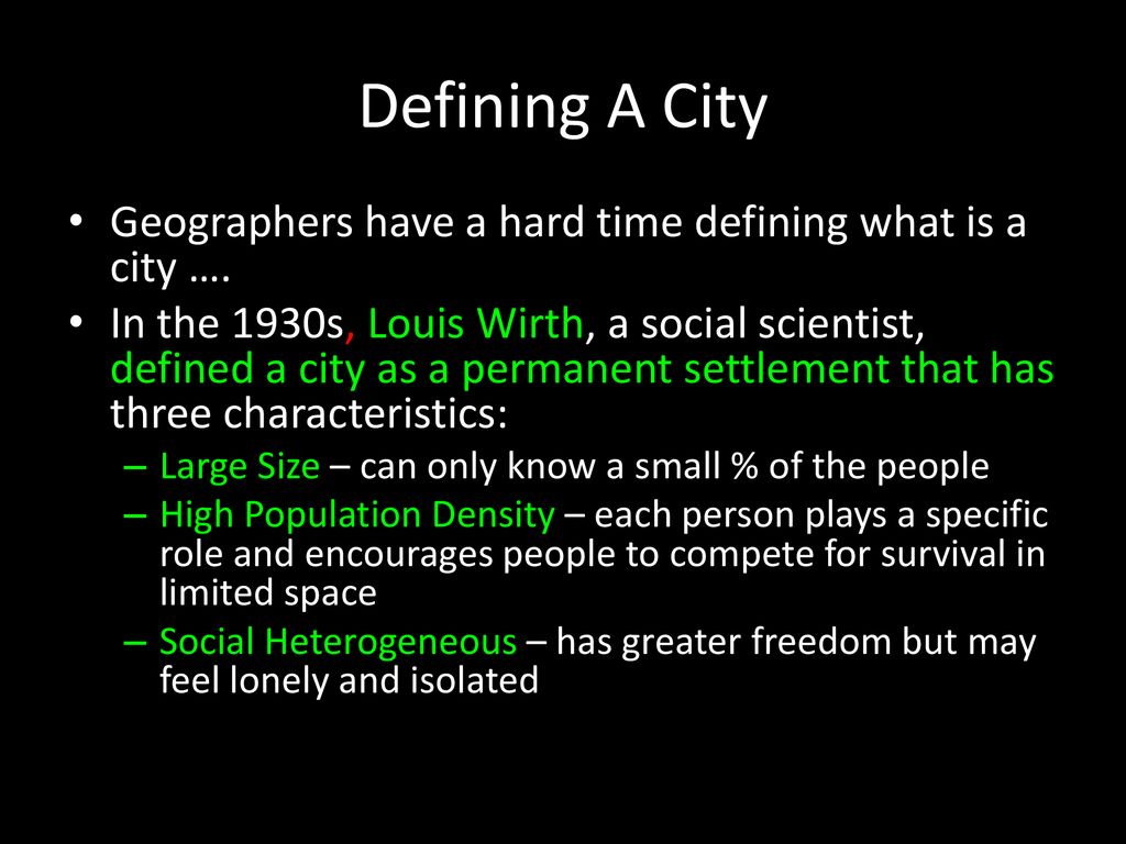 Cities And Urban Land Use Ppt Download