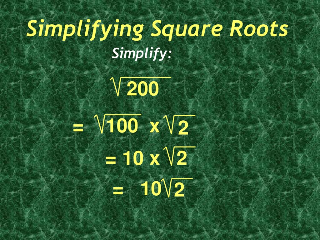 Squares Square Roots Ppt Download squares-square-roots-ppt-download