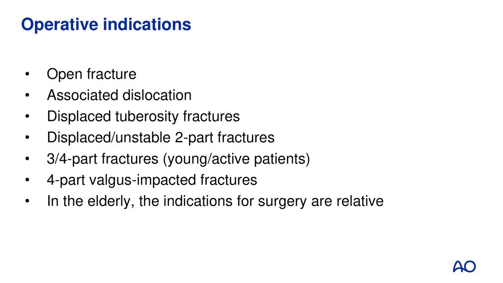 proximal humerus fracture presentation