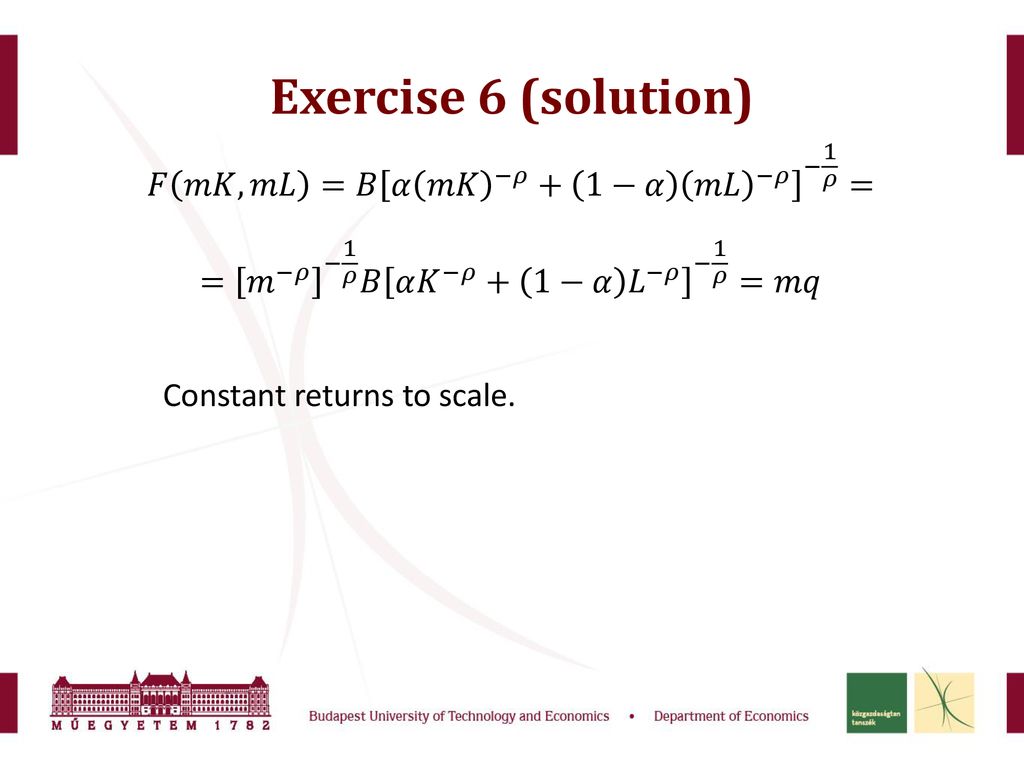 Exercises Production And Costs Ppt Download