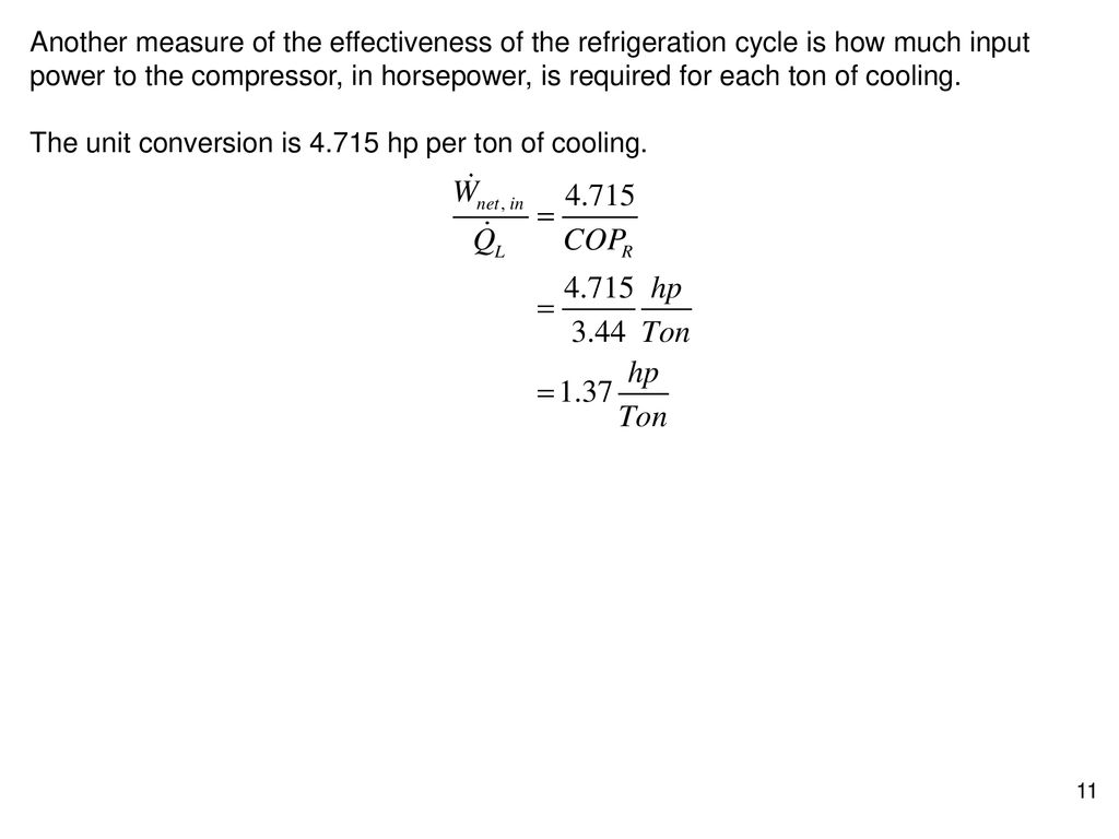 Iqbal Pallipurath Refrigeration Cycles Study Guide in PowerPoint to accompany Thermodynamics: An Engineering edition by Yunus. - ppt