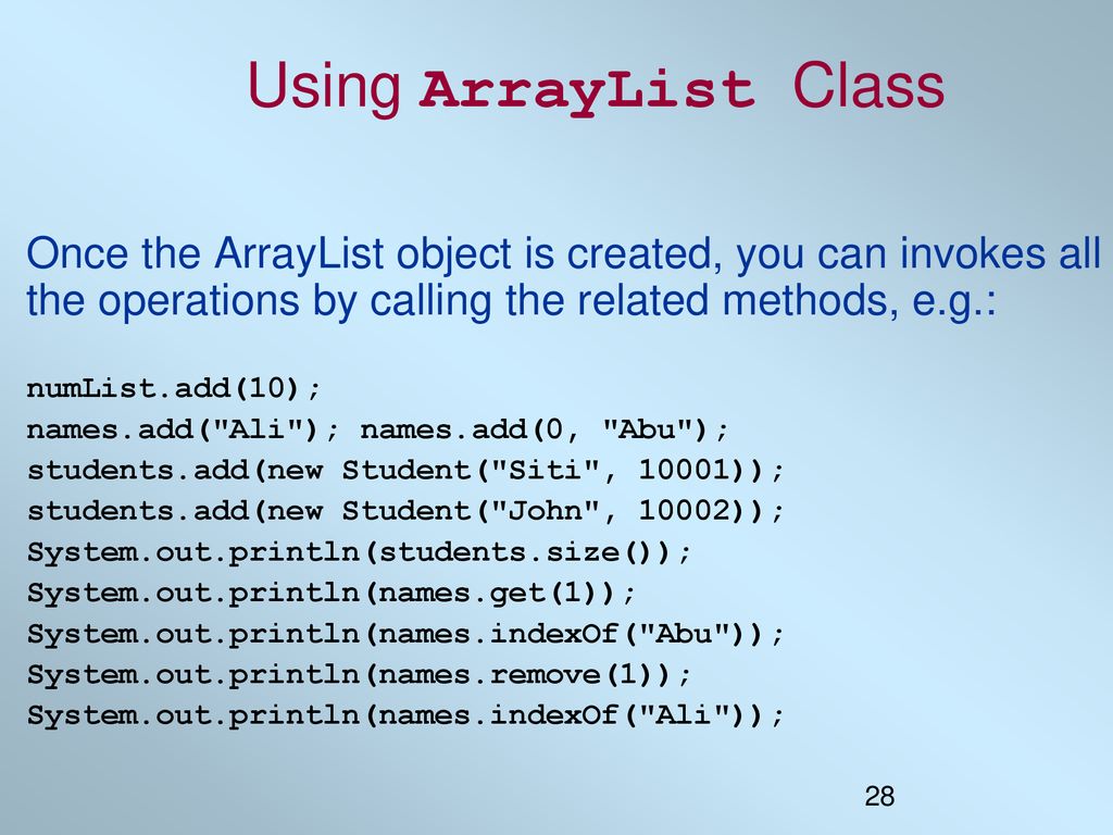 Intro to OOP with Java, C. Thomas Wu List - ppt download