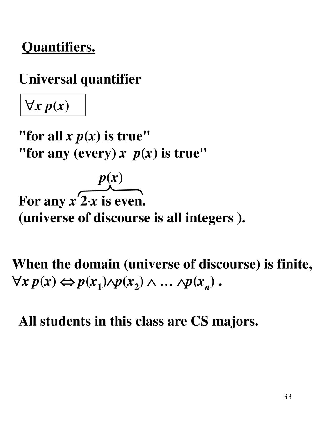 1 1 Fundamentals Of Logic The Rules Of Logic Give Precise Meaning To Ppt Download