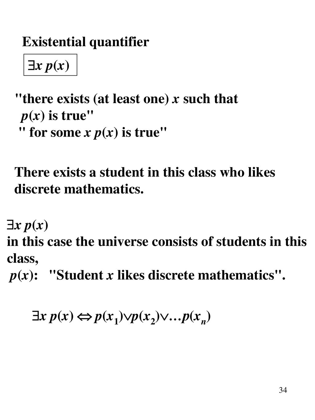 1 1 Fundamentals Of Logic The Rules Of Logic Give Precise Meaning To Ppt Download