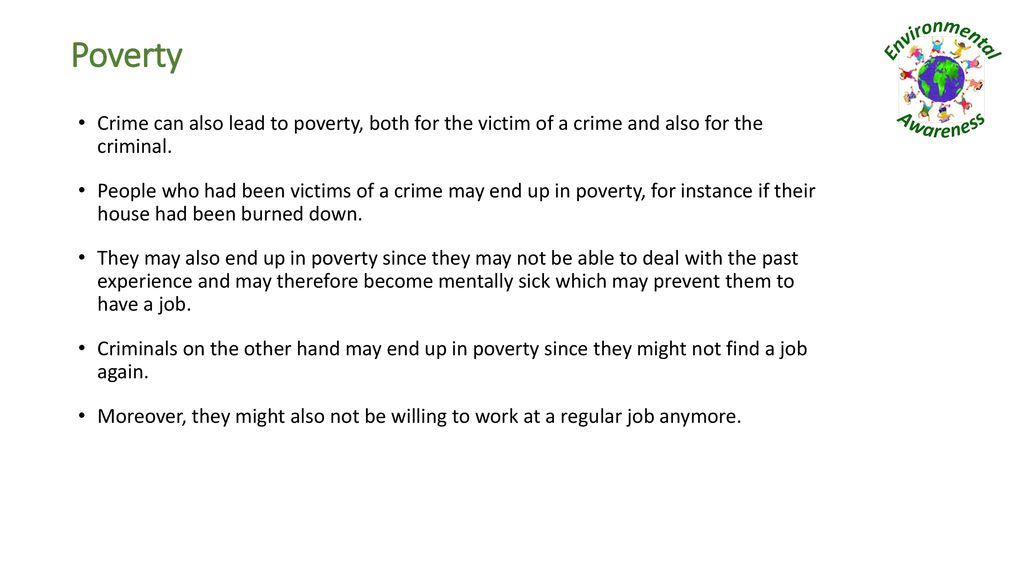 how poverty leads to crime