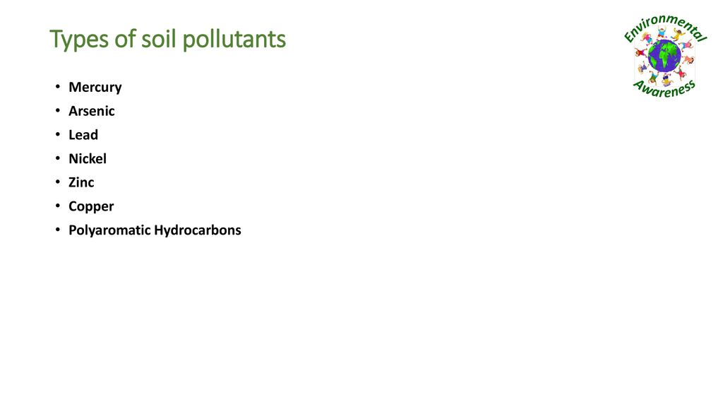 types of soil pollution