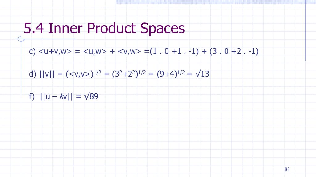 Chapter 5 Orthogonality Ppt Download