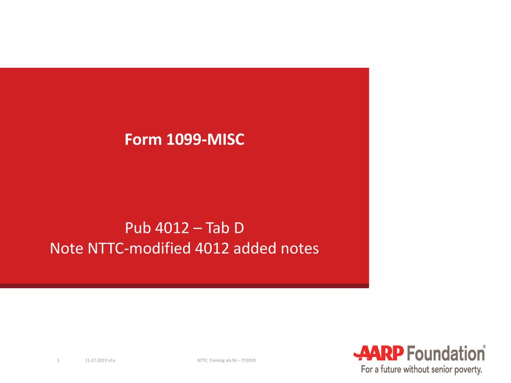 Pub 4012 Tab D Note NTTCmodified 4012 added notes ppt download