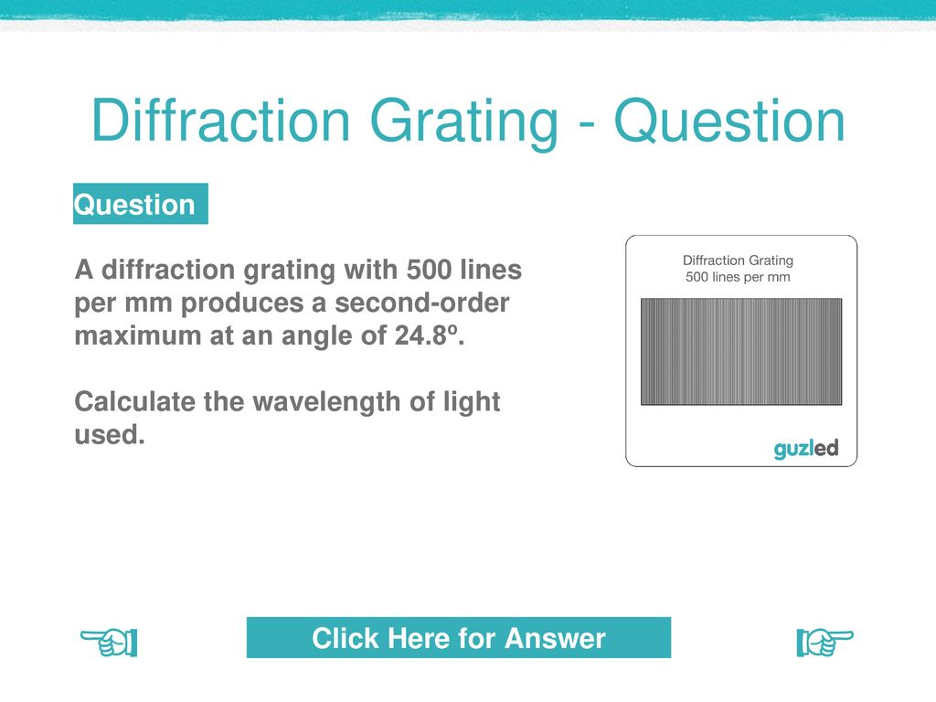 Diffraction Gratings Waves ☞ Ppt Download