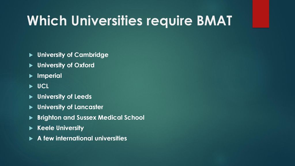 BMAT Bio Medical Admissions Test Ppt Download bmat-bio-medical-admissions-test-ppt-download