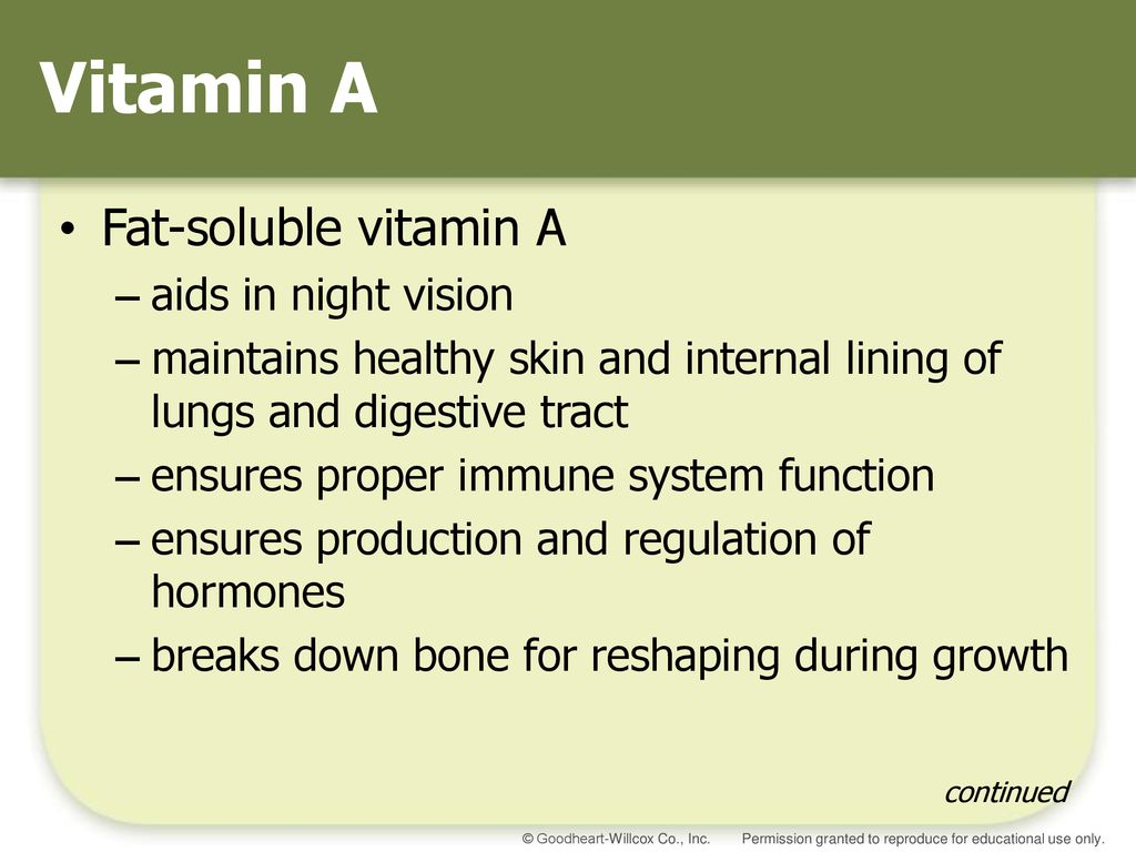 The Micronutrients: Vitamins and Minerals - ppt download