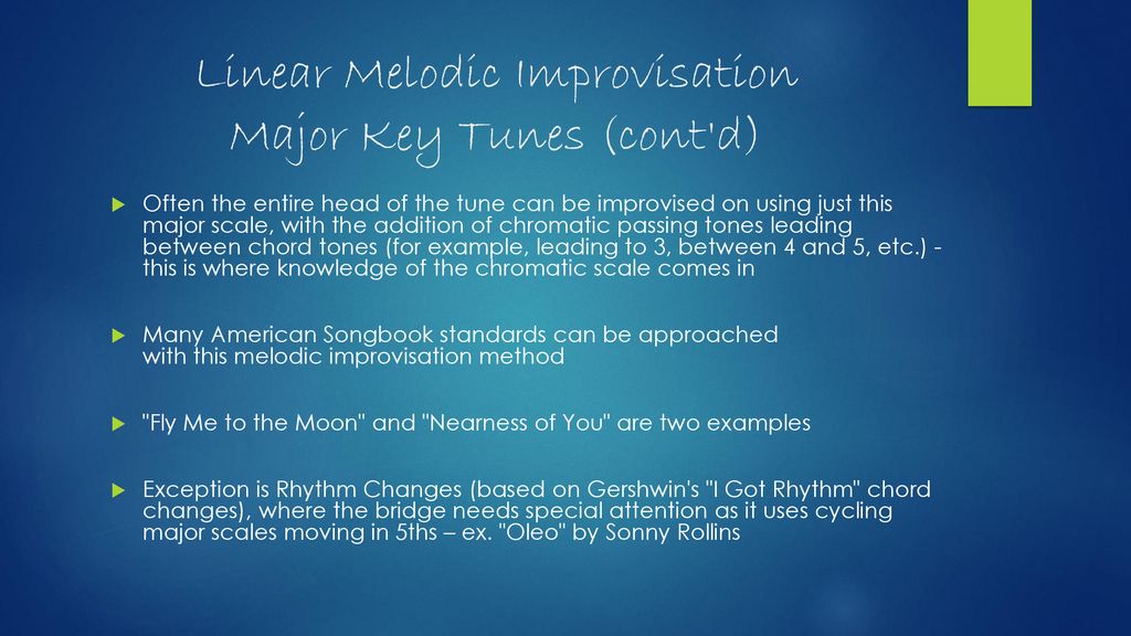 Ideas for Improving Beginner Improvisation - ppt download