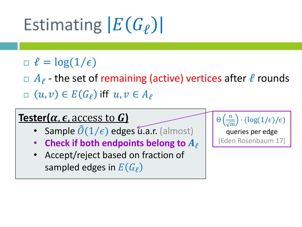 Testing Bounded Arboricity Ppt Download