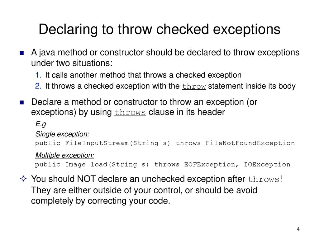 Lecture 6 Exceptions and I/O. ppt download