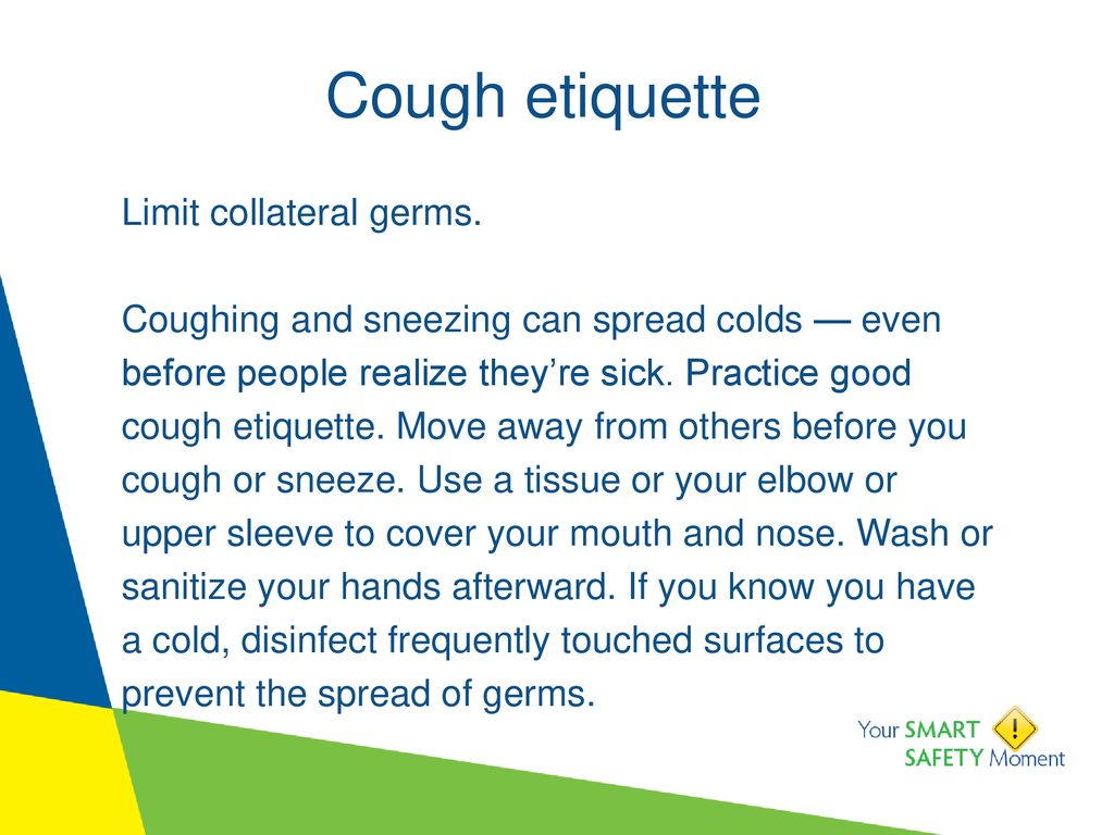 Cough etiquette. - ppt download