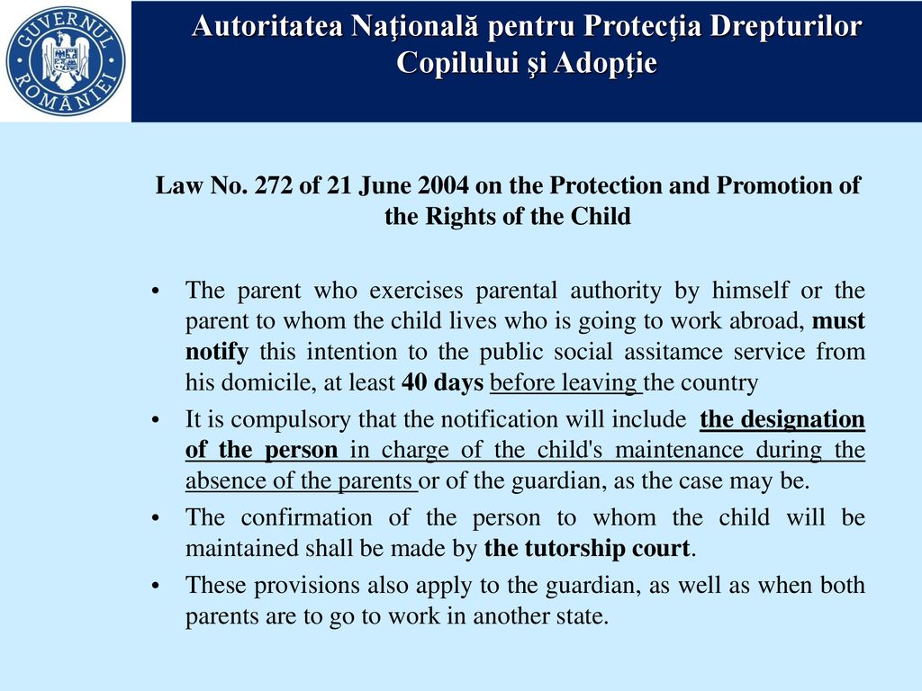 The Protection Of Children With Parents Working Abroad Ppt Download